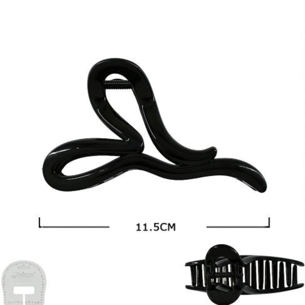 11.5cm Minimalist Large Hair Claw Clip – Elegant Non-Slip Jaw Clip for Thick Hair (JC-11446M)