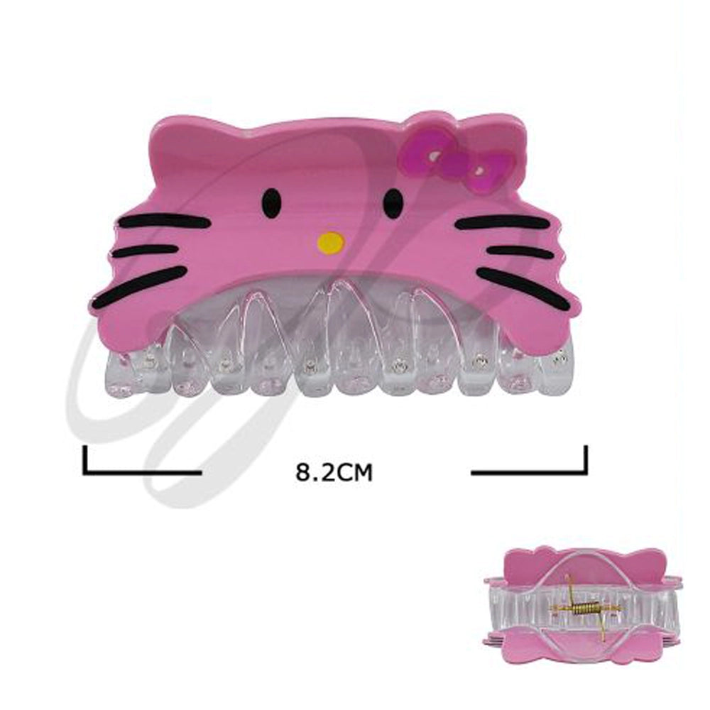 Kawaii Cartoon Cat Hair Claw Clip – 8.2cm Aesthetic Hair Accessory (JC-11459M)