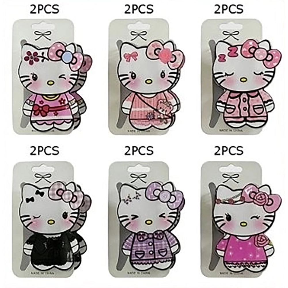 Cute Kawaii-Style Cat Character Hair Claw Clip - 8.8cm Decorative Acrylic Hair Accessory (JC-11534M)