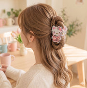 Cute Kawaii-Style Cat Character Hair Claw Clip - 8.8cm Decorative Acrylic Hair Accessory (JC-11534M)