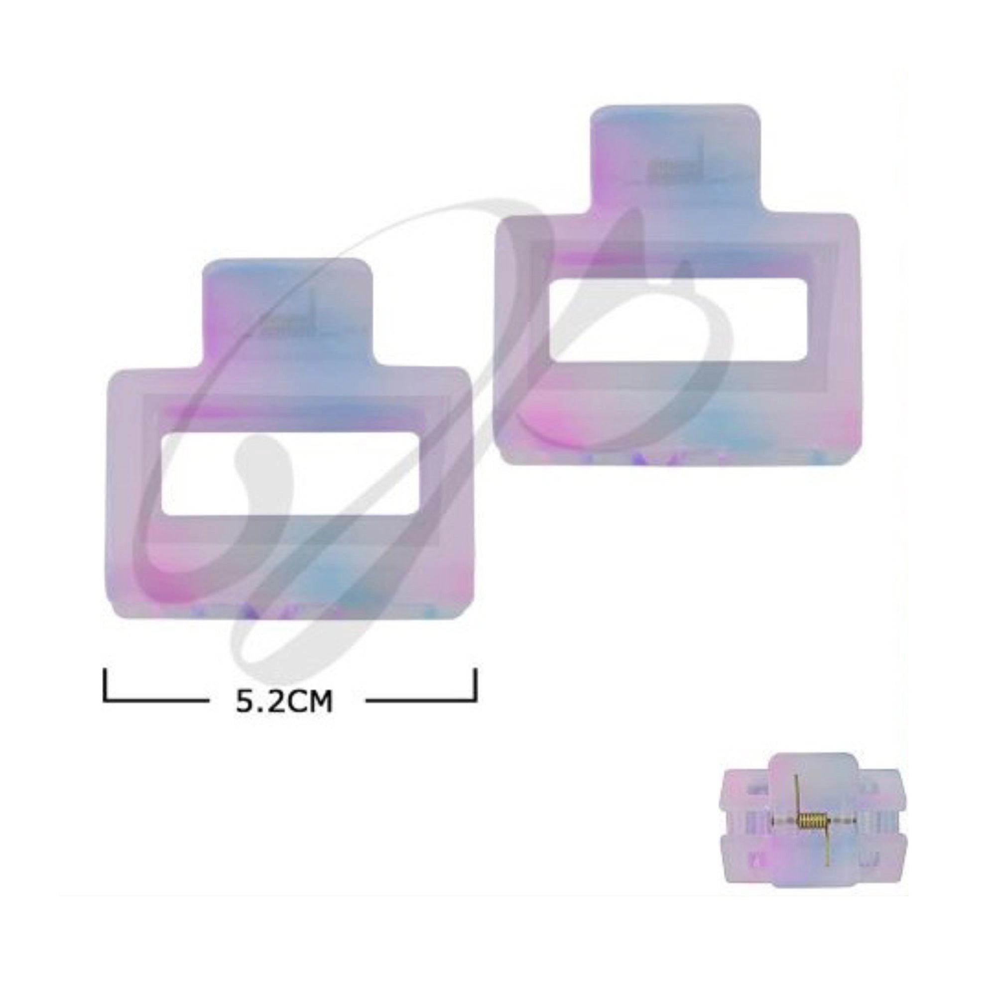 Tie-Dye Mini Hair Claw for Y2K & Casual Style