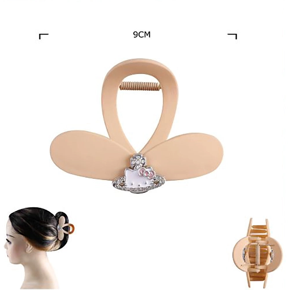 Cute Cartoon Character Matte Hair Claw Clips – 9cm Nonslip Large Hair Jaw Clamps for Thick and Thin Hair (JC-70330S)