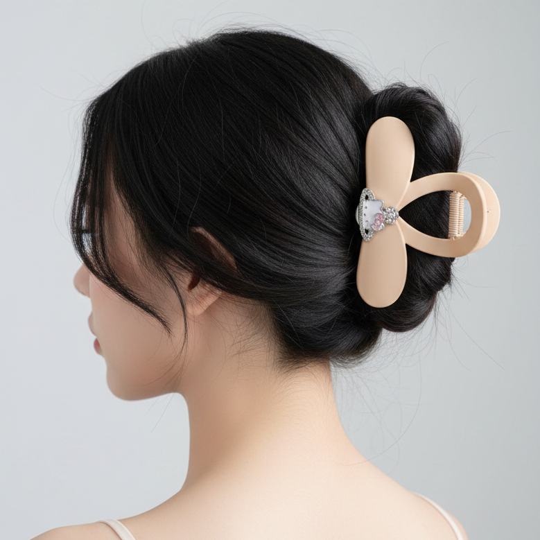Cute Cartoon Character Matte Hair Claw Clips – 9cm Nonslip Large Hair Jaw Clamps for Thick and Thin Hair (JC-70330S)
