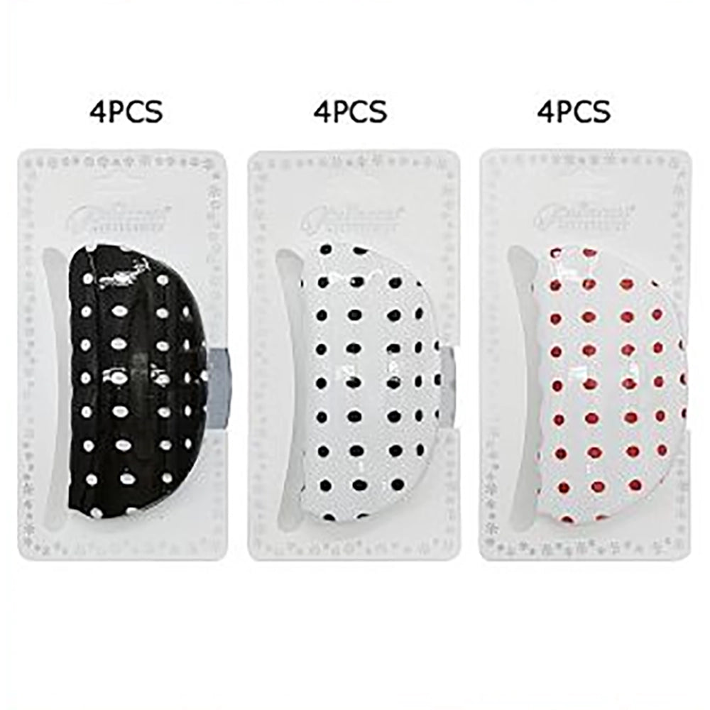 Retro Polka Dot Claw Clip - 8.5cm Half Moon Matte Hair Jaw Clip for Thick Hair, Vintage French Style Hair Accessories for Women & Girls (JC-70351PD)