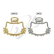 Cat Hair Claw Clip (7cm) - Strong Hold & Stylish Design for All Hair Types (JCM-10203GS)