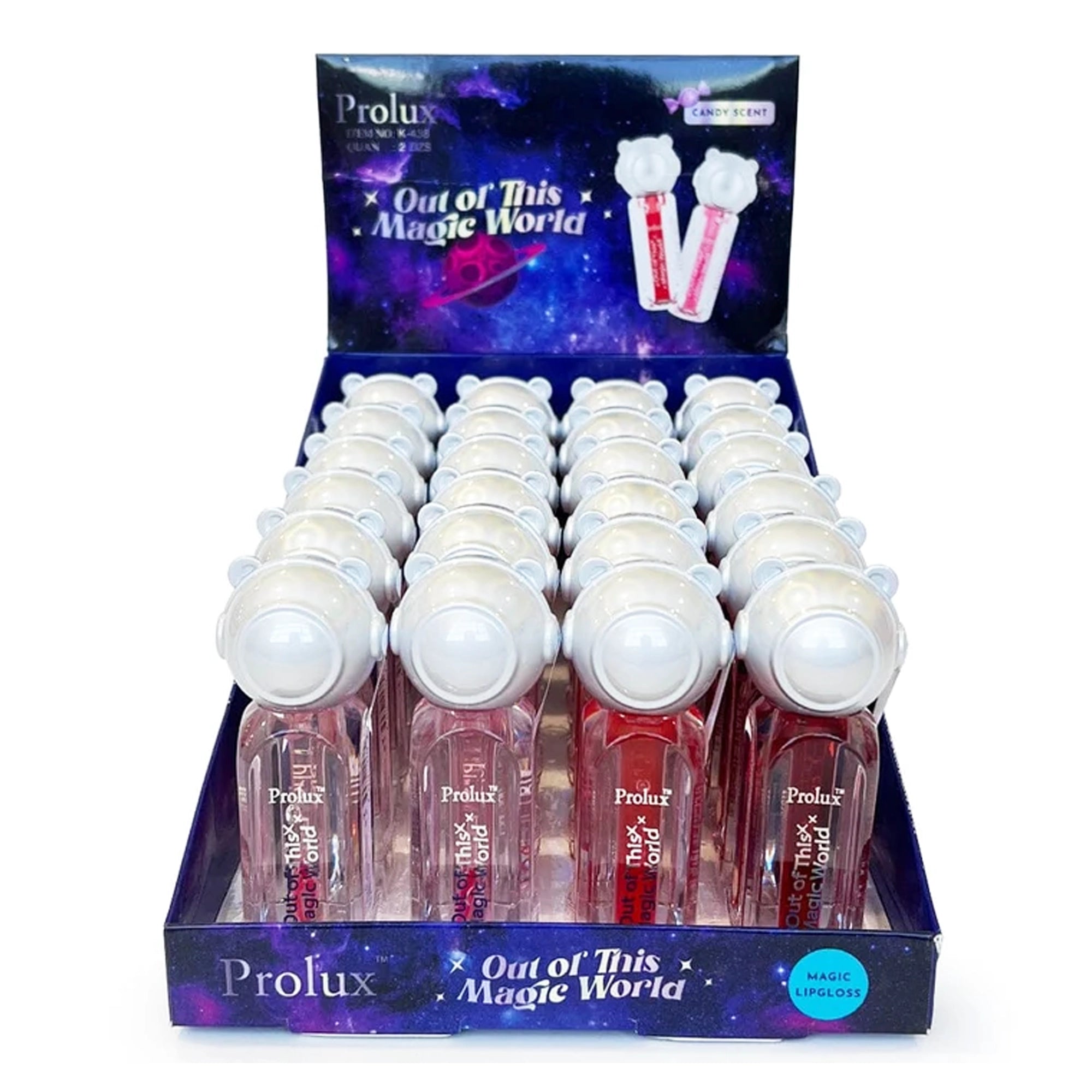 Prolux "Out of This Magic World" Candy Scented Lip Gloss Set - Astronaut Themed