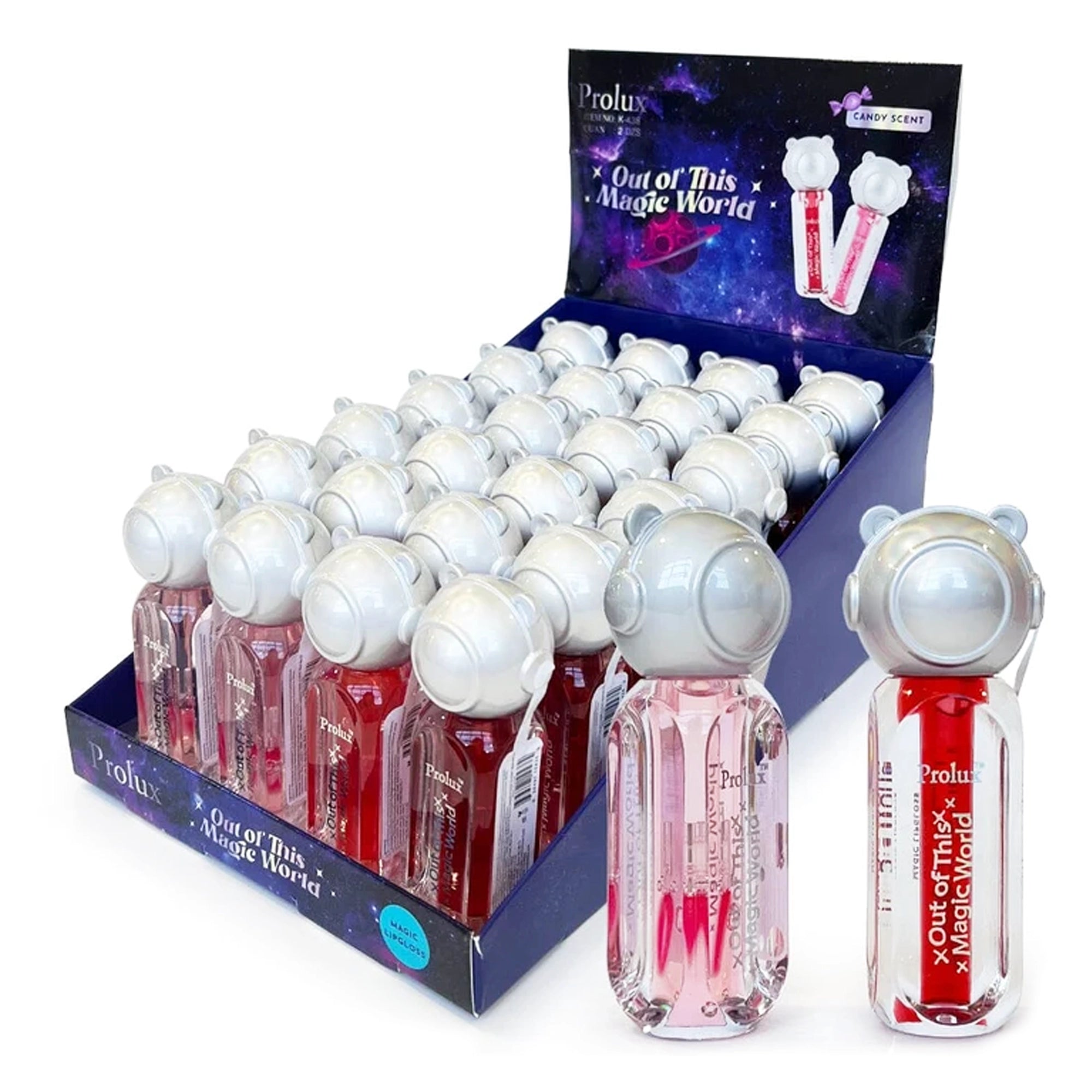 Prolux "Out of This Magic World" Candy Scented Lip Gloss Set - Astronaut Themed