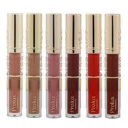 Luxurious Luminous Matte Lipstick Set – 6 Highly Pigmented Long-Wear Shades with Cherry & Coconut Scents