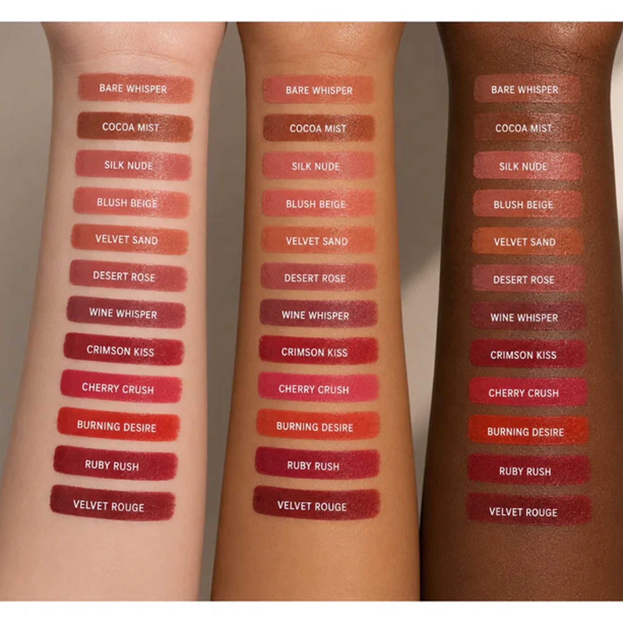 Prolux - Cosmetics "Matte Me!" Liquid Lipstick Display Set – Reds Collection