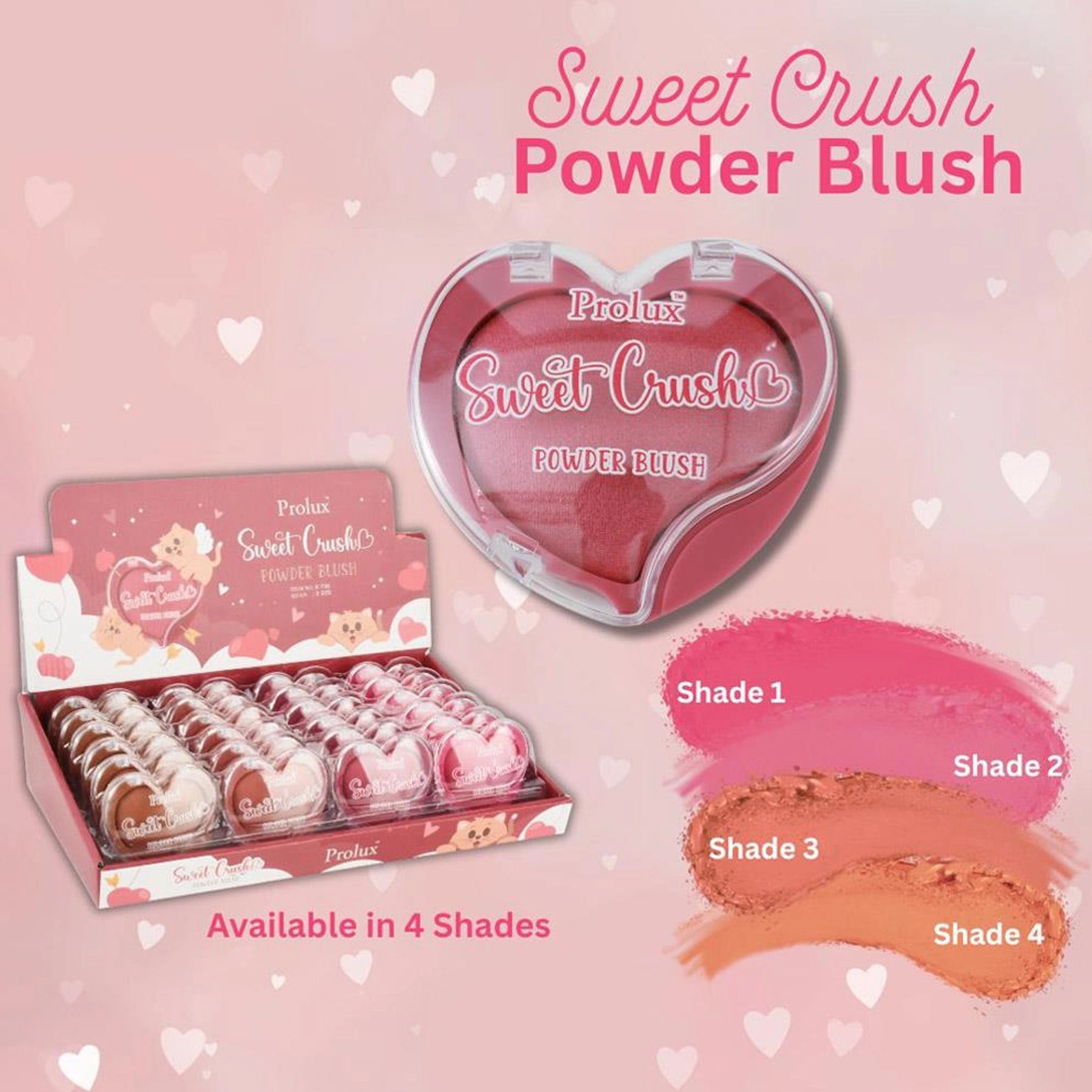 Prolux - Sweet Crush Powder Blush (24 Units)
