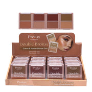 Prolux Cosmetics Double Bronze Crème & Powder Bronzer Duo