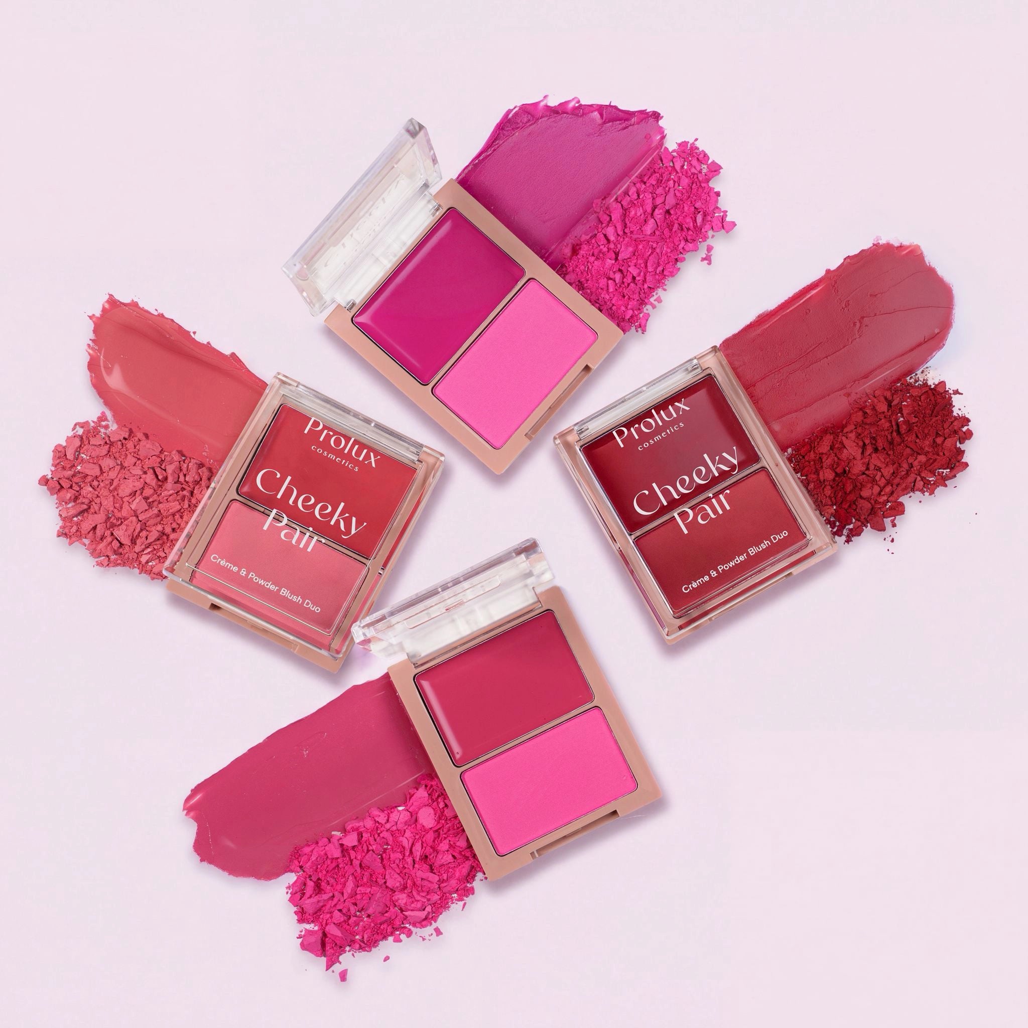 Prolux - Cosmetics Cheeky Pair Crème & Powder Blush Duo