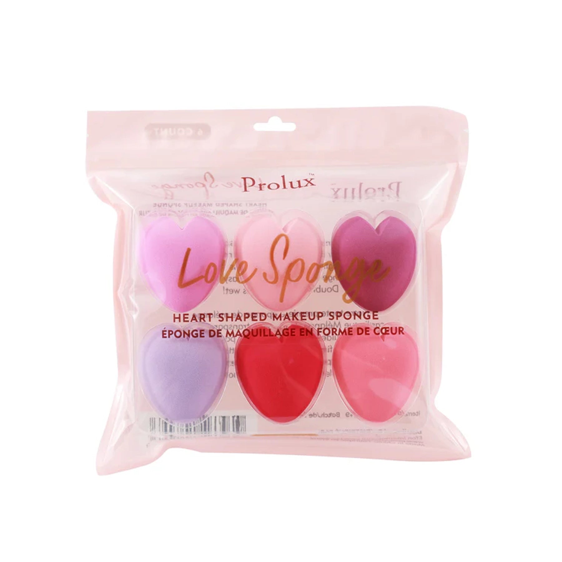 Prolux - Love Sponge: Heart Shaped Makeup Sponges