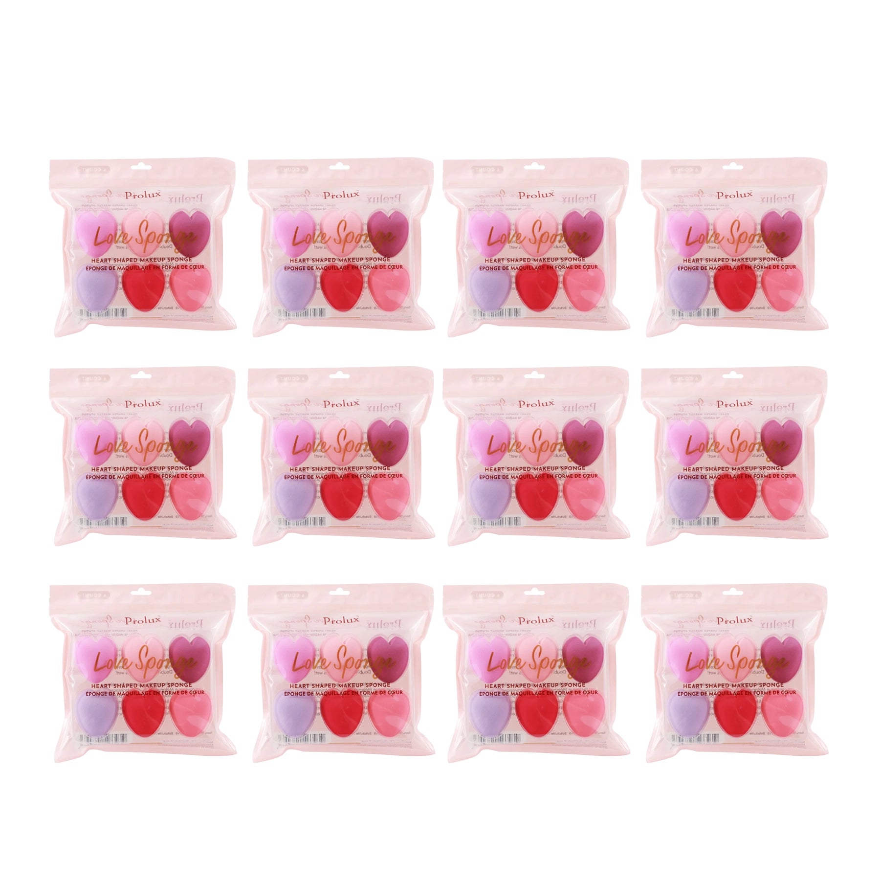 Prolux - Love Sponge: Heart Shaped Makeup Sponges