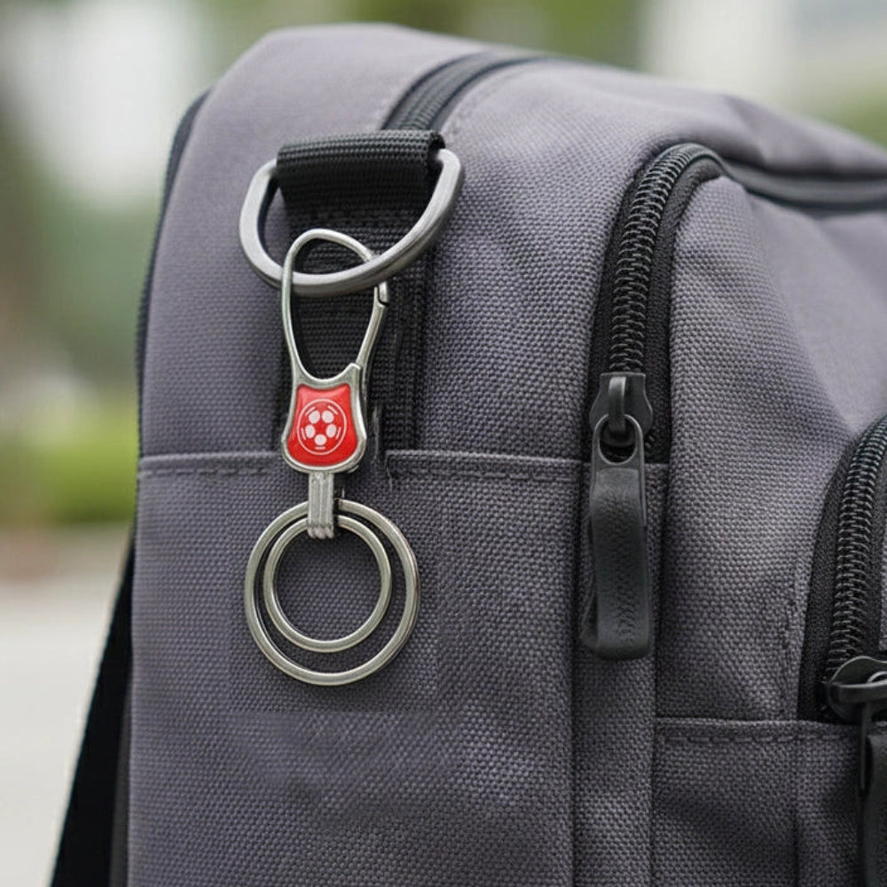 Soccer Ball Carabiner Keychain Clasp (8.5cm)