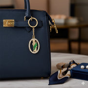 St. Jude Thaddeus Rhinestone Medallion Keychain (10.5cm)