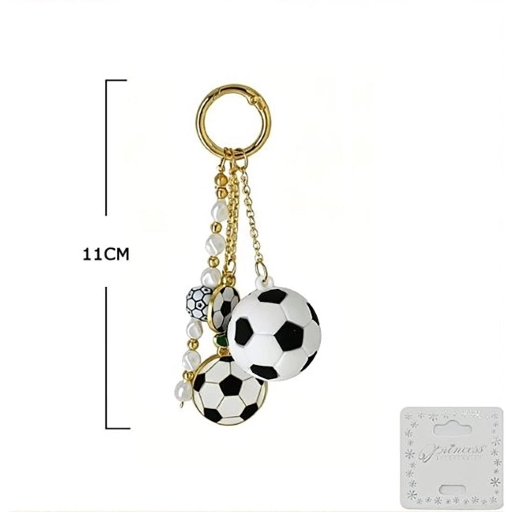 Soccer Ball Charm Keychain | Bag, Wallet Charm accessories (KC-73430FI)