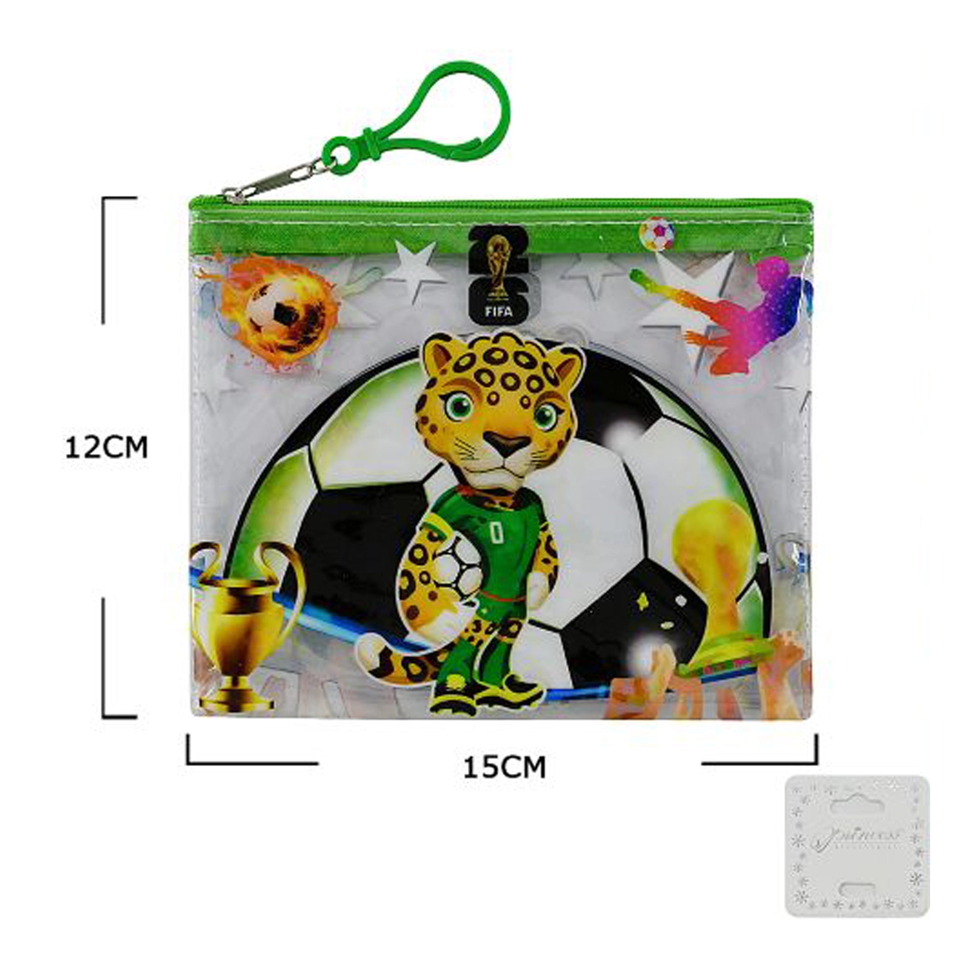 FIFA World Cup 26 Official Licensed Coin Purse & Stationary Pouch - Zakumi & Friends (KC-73434FI)