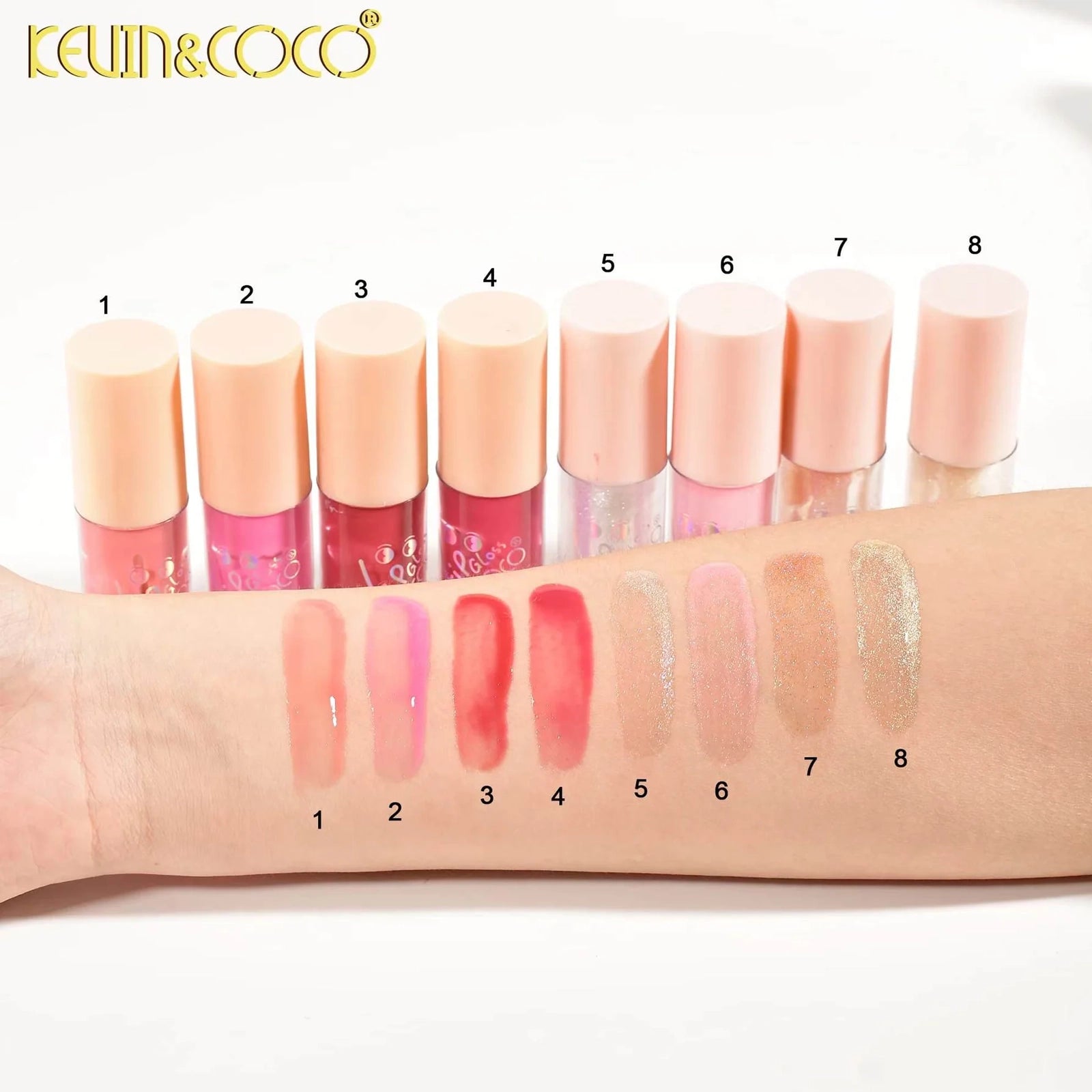 Kevin & Coco – Favor Wonderland Lip 8-Color Lip Gloss Set | 6-Piece Set