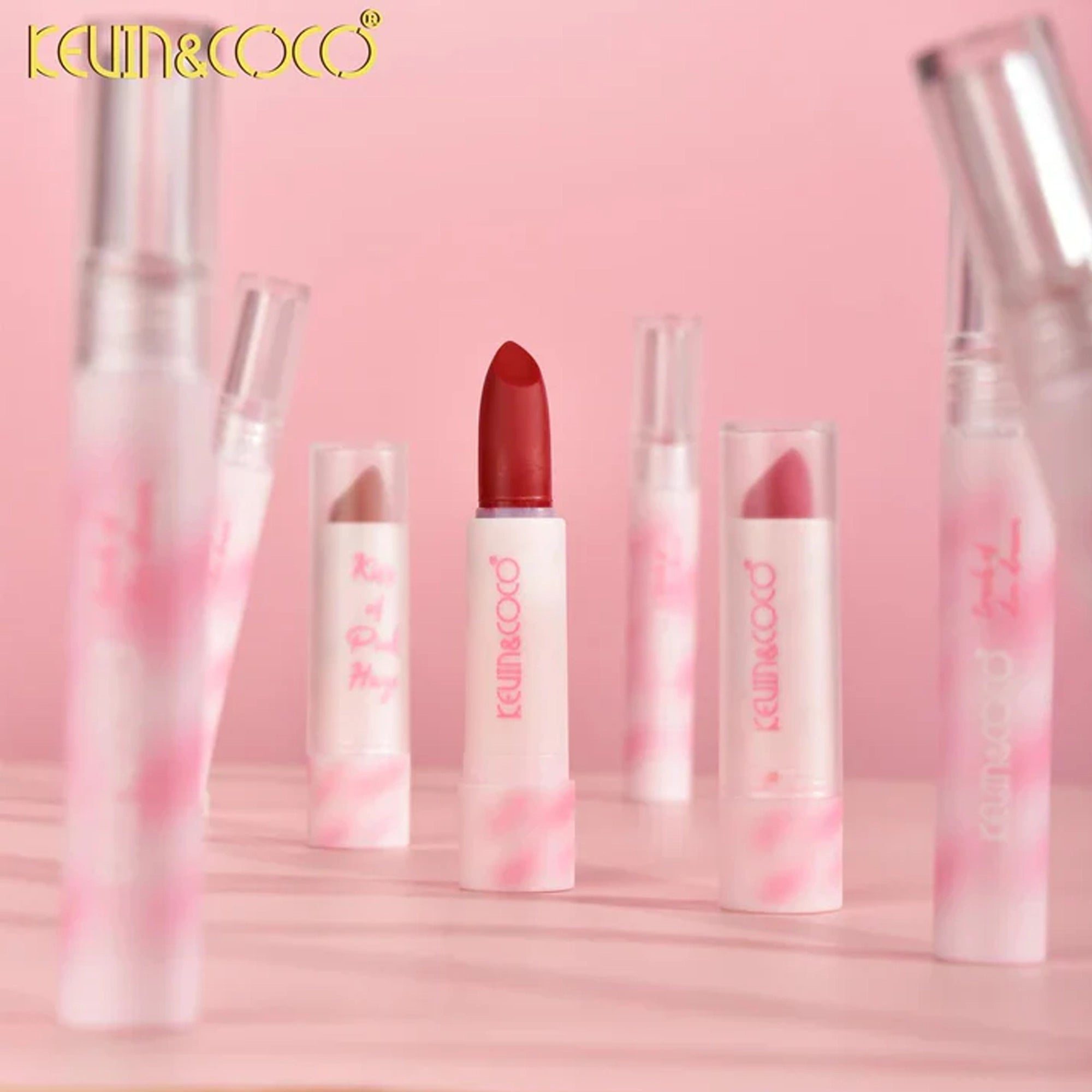 Kevin&Coco - Creamy Poetry Series Lipgloss & Lipstick Set - A