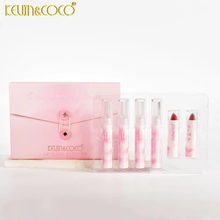Kevin&Coco - Creamy Poetry Lipgloss + Lipstick Set