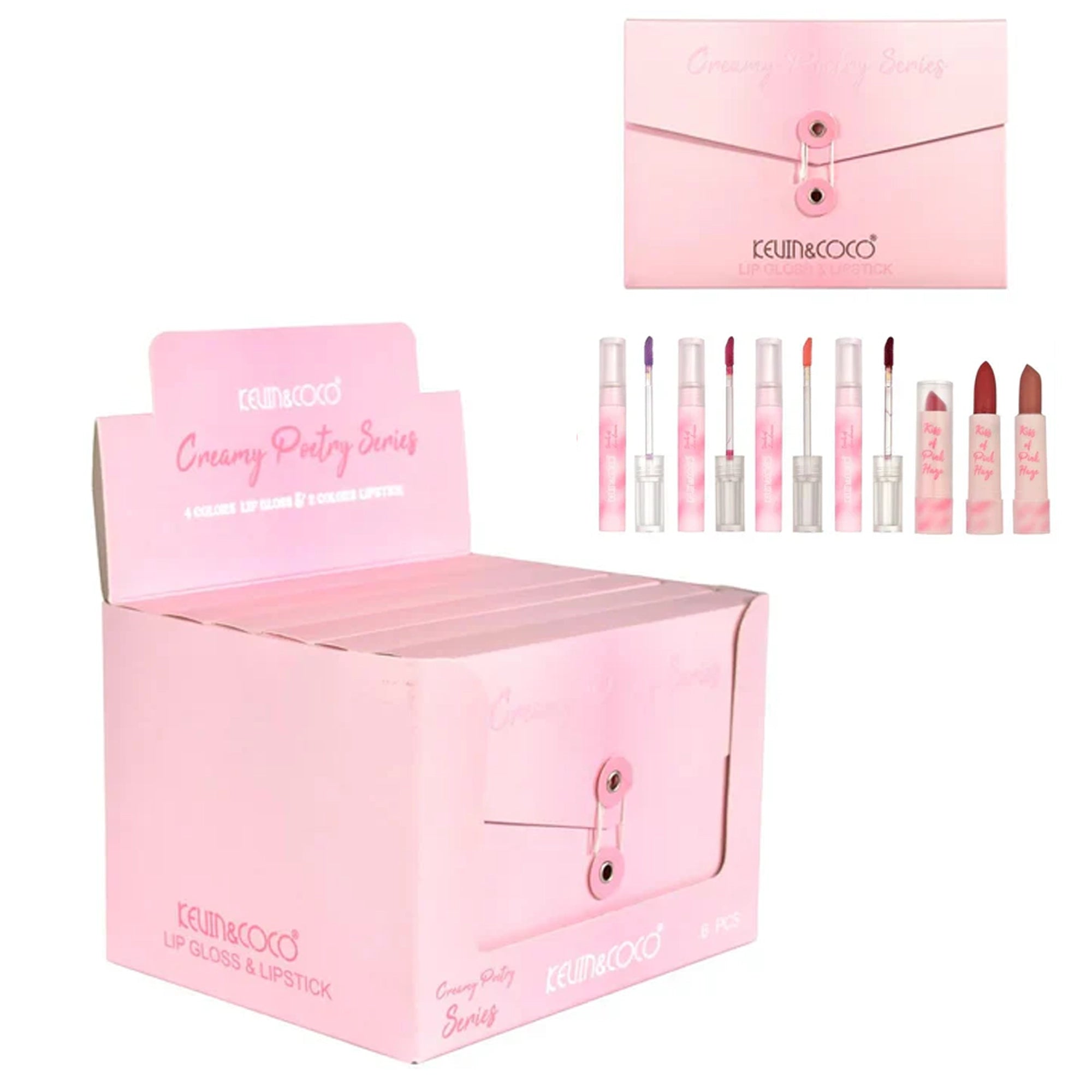 Kevin&Coco - Creamy Poetry Series Lipgloss & Lipstick Set - B