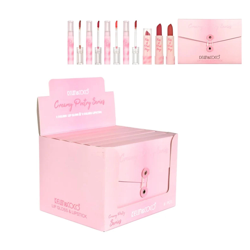 Kevin&Coco - Creamy Poetry Lipgloss + Lipstick Set