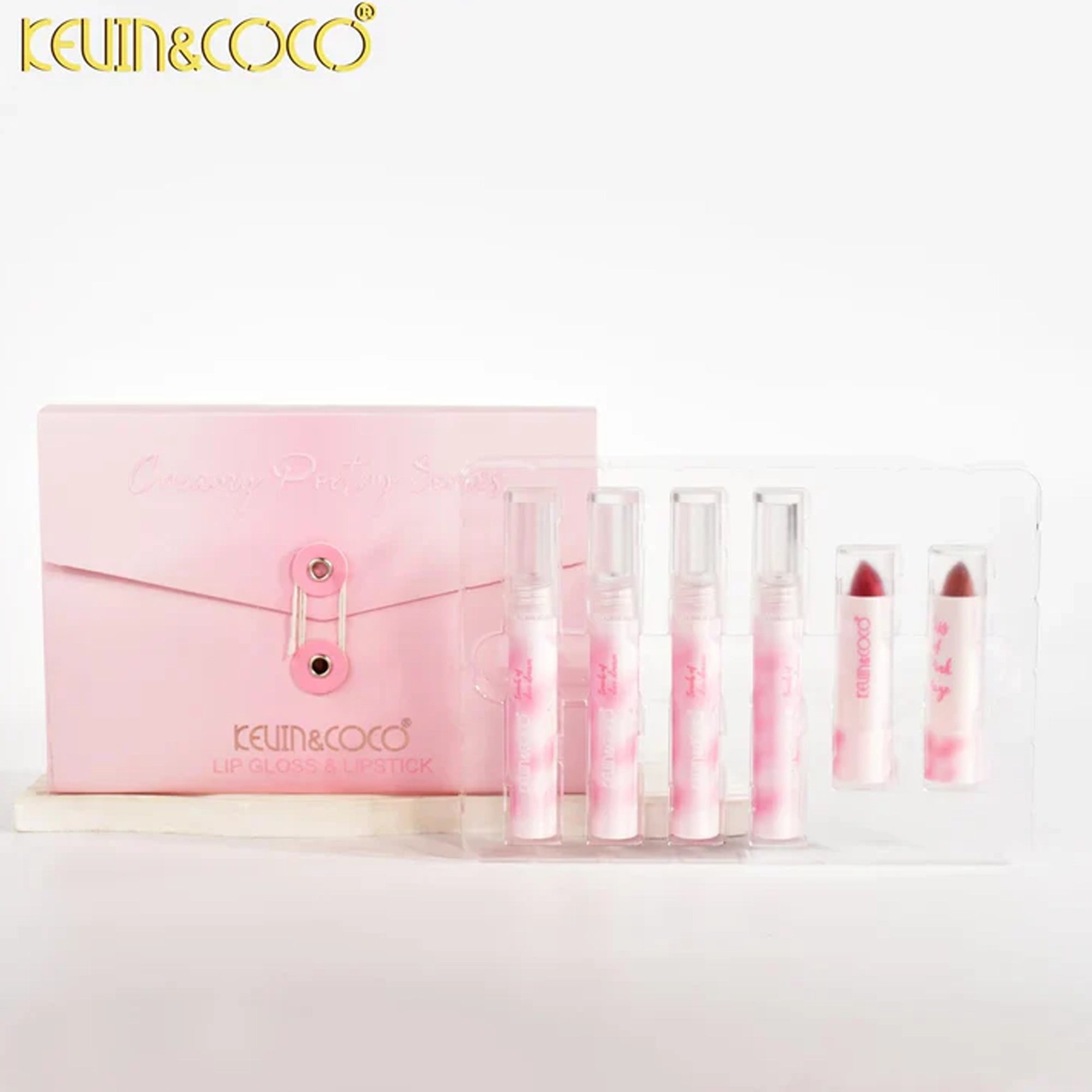 Kevin&Coco - Creamy Poetry Series Lipgloss & Lipstick Set - A