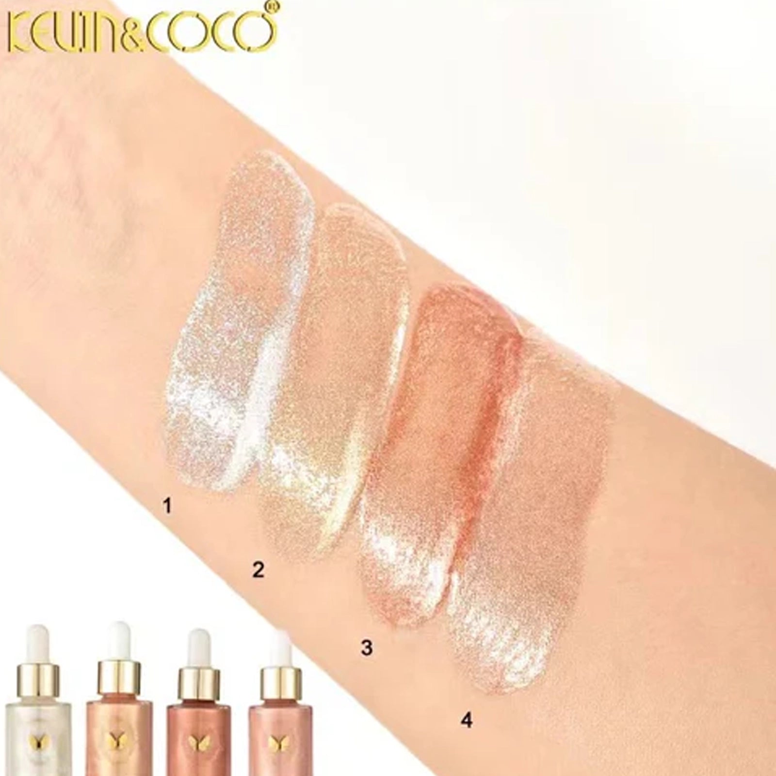 Kevin&Coco - Starry Shine Liquid Highlighter 24pc Display Set