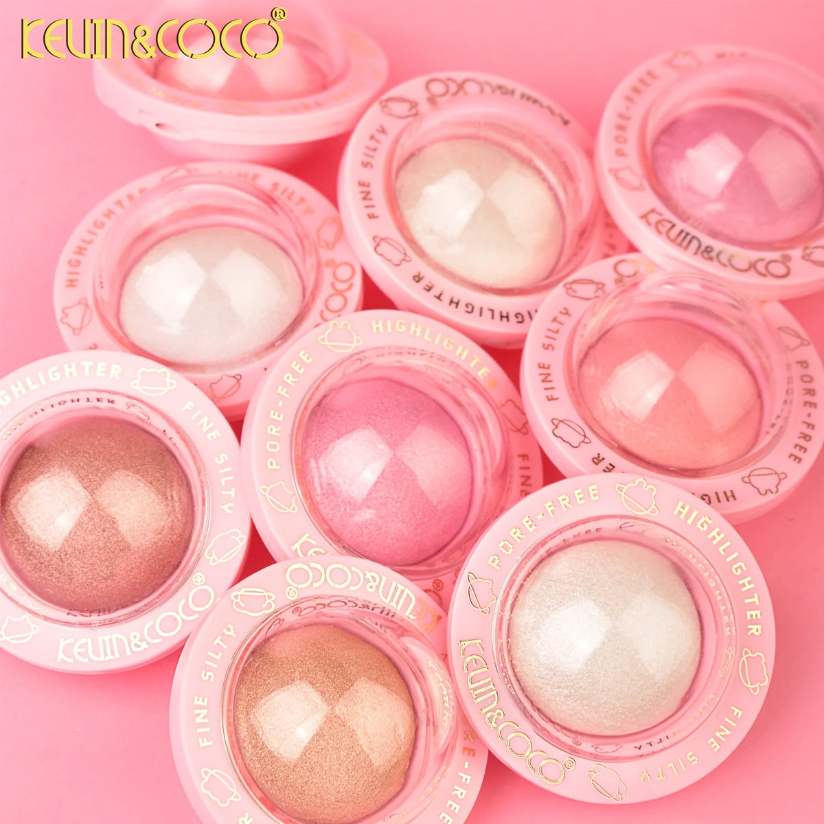 Kevin & Coco - Pet Planet Highlighter Powder-12 PCS