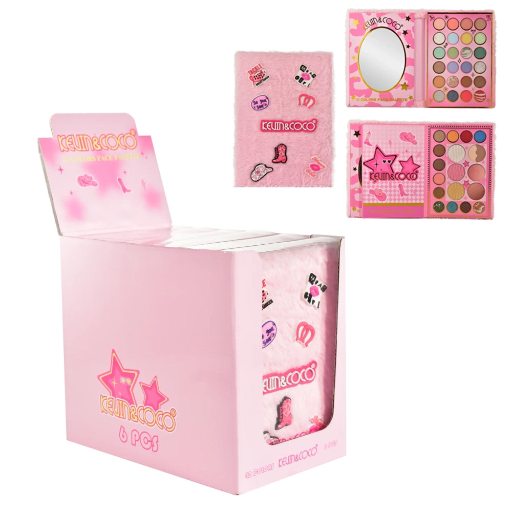Kevin & Coco - Pink Fuzzy Face Palette