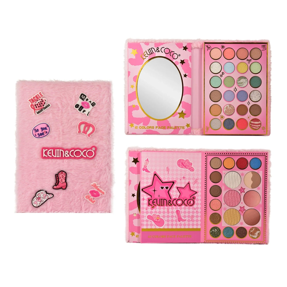 Kevin & Coco - Pink Fuzzy Face Palette