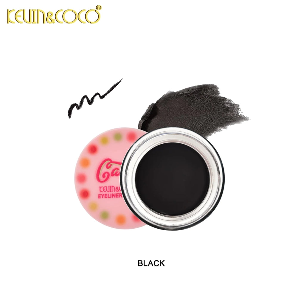 Kevin&Coco - Candy Glow Dream Eyeliner Jelly Duo BRW/BLK + Brush