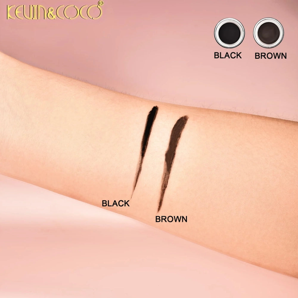 Kevin&Coco - Candy Glow Dream Eyeliner Jelly Duo BRW/BLK + Brush