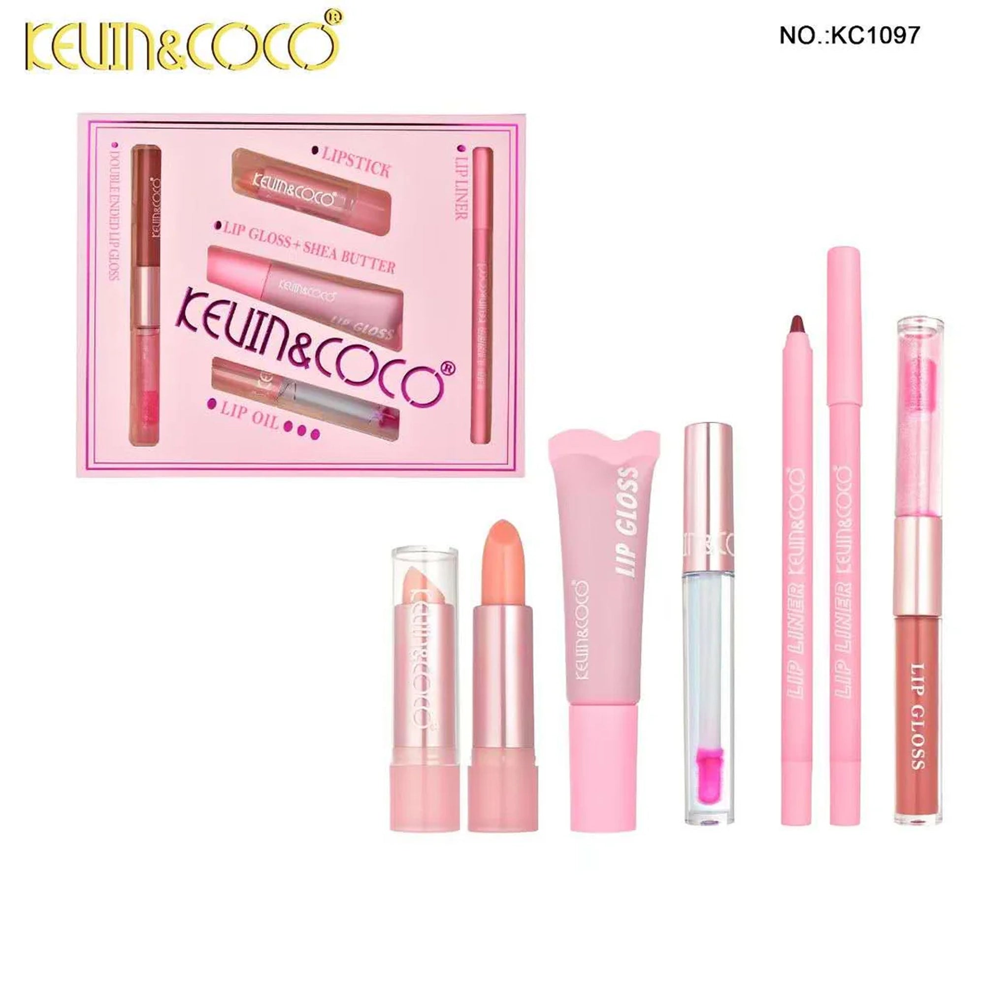 Kevin&Coco - Pink Song Lip Gloss Set