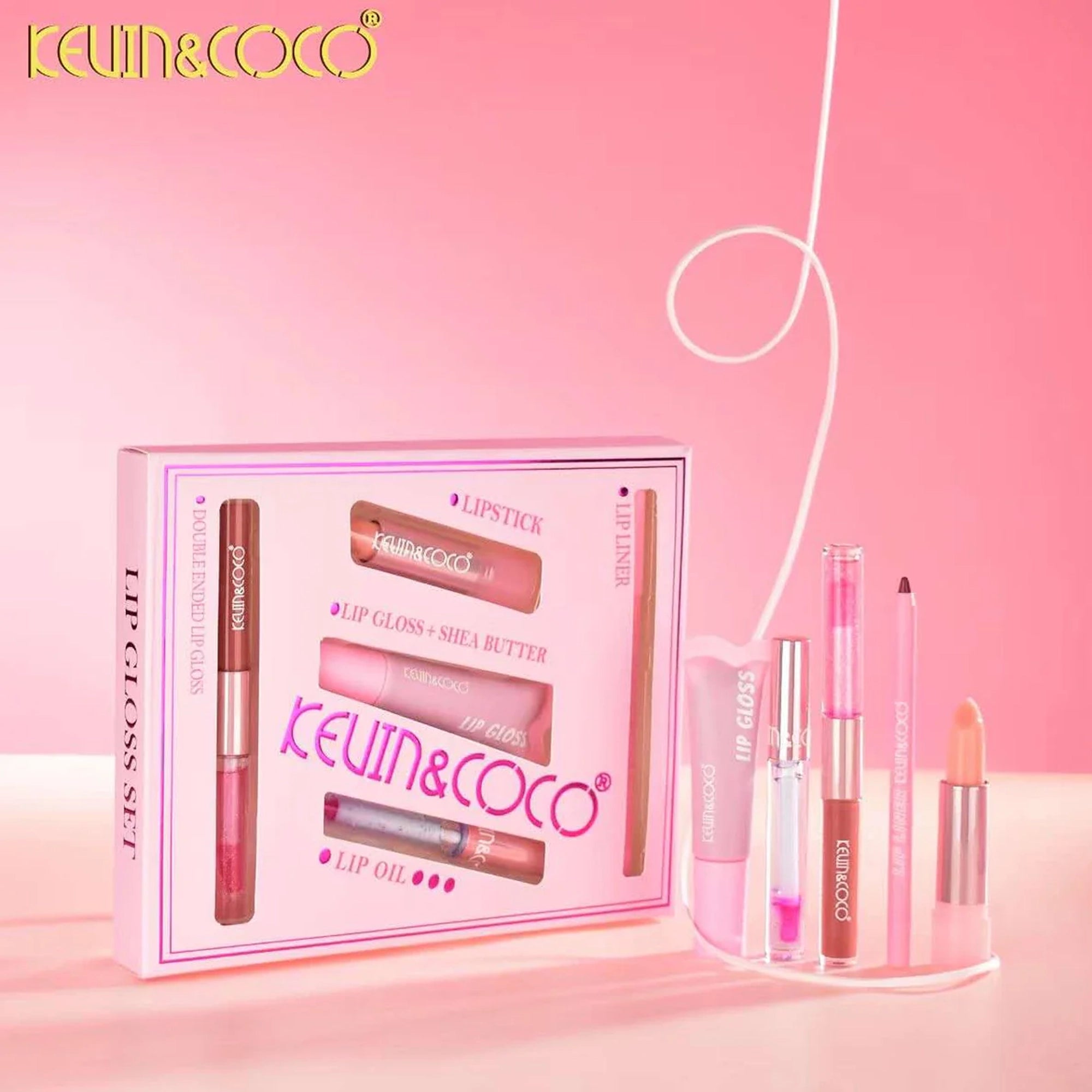 Kevin&Coco - Pink Song Lip Gloss Set