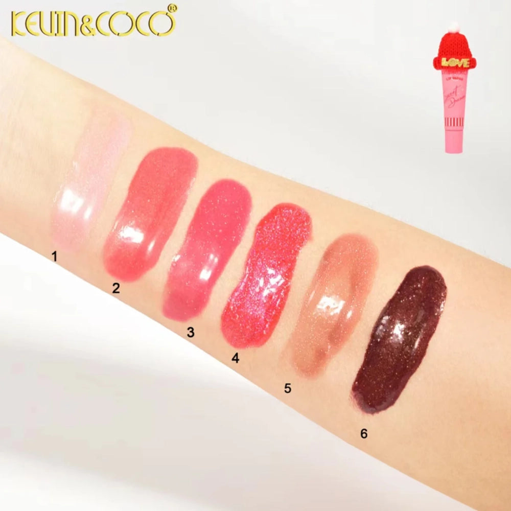 Kevin&Coco - Xmas Santa Hat Merry & Bright Pearl Lip Gloss