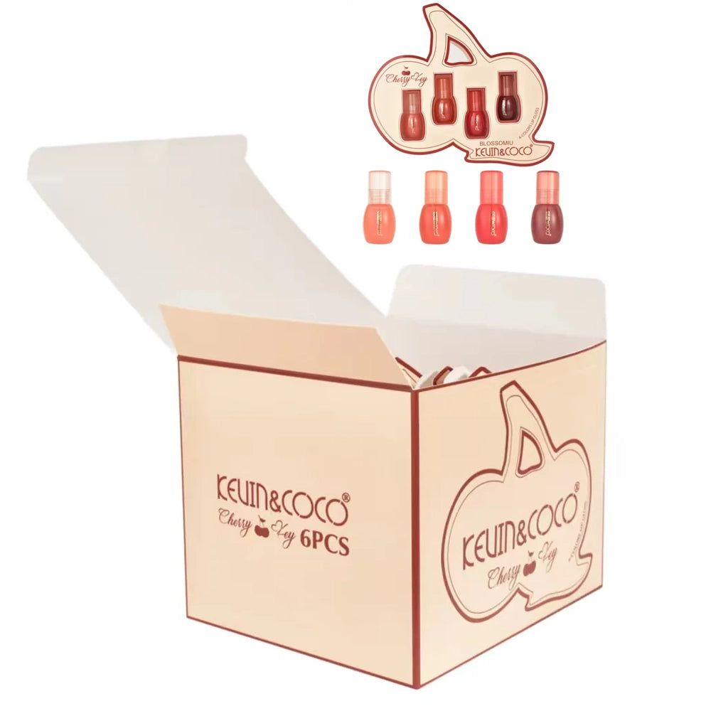 Kevin & Coco - Cherry 4PC Lipgloss Set