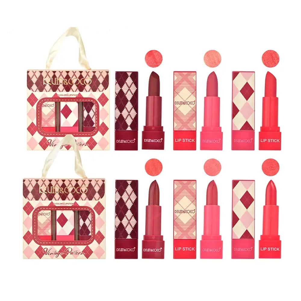 Kevin & Coco - Vintage Pattern Collection 3PC Lipstick