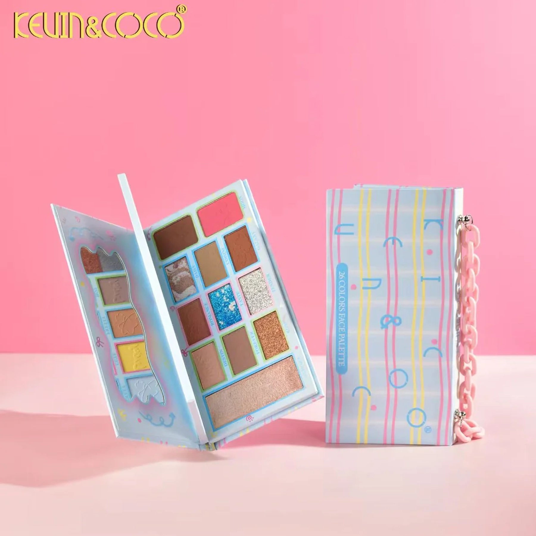Kevin & Coco - 26 Colors Chain Face Palette Blue