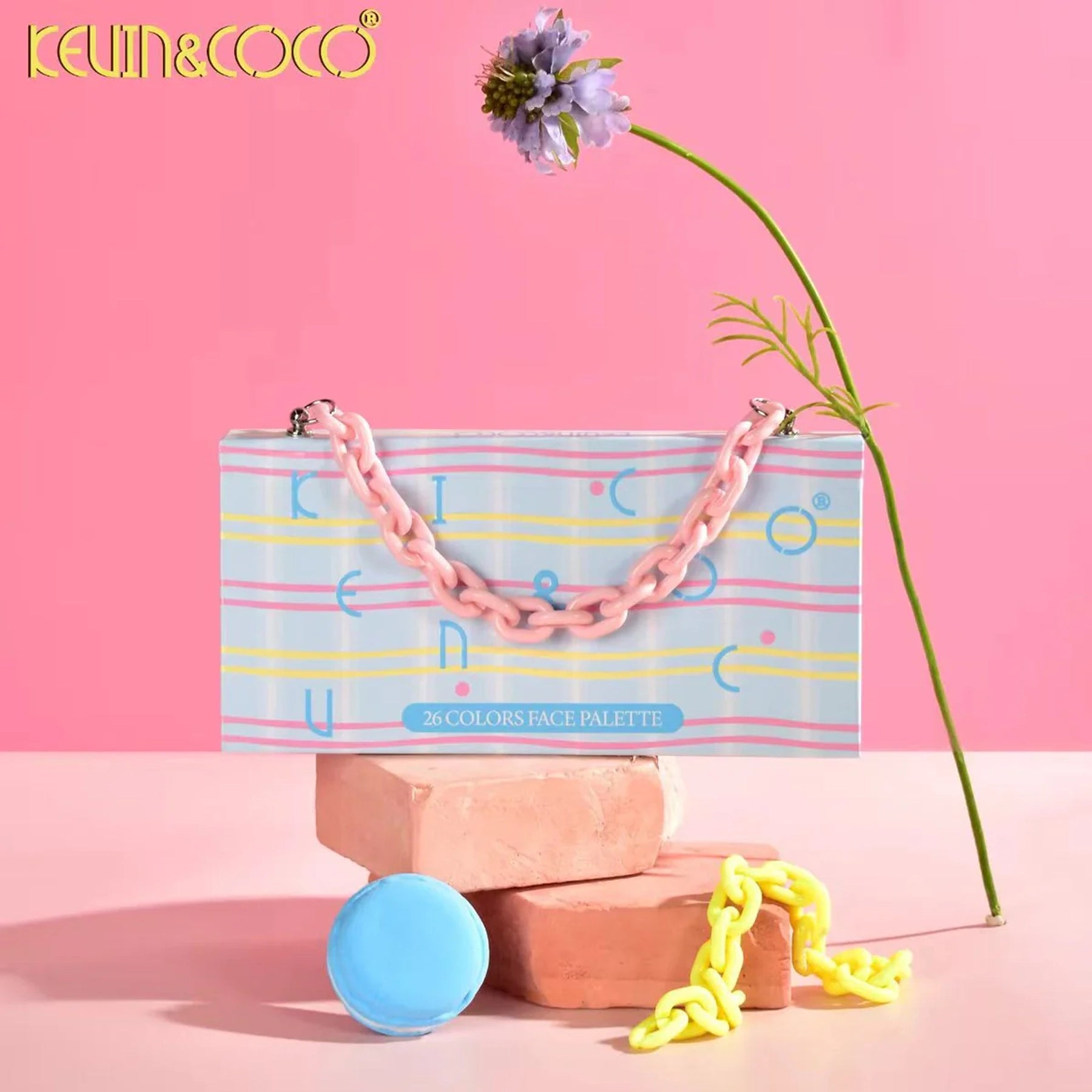 Kevin & Coco - 26 Colors Chain Face Palette Blue