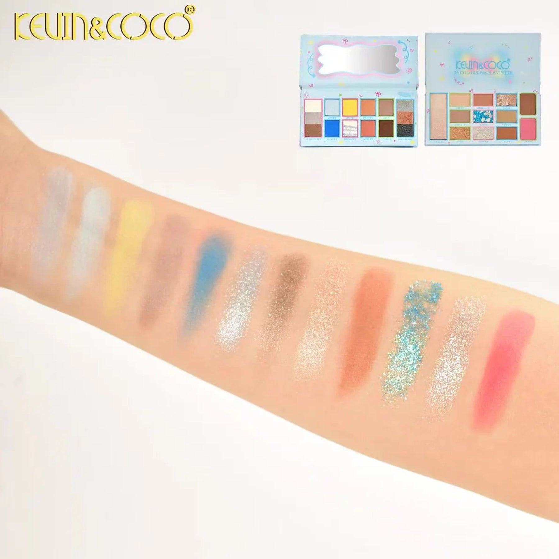 Kevin & Coco - 26 Colors Chain Face Palette Blue