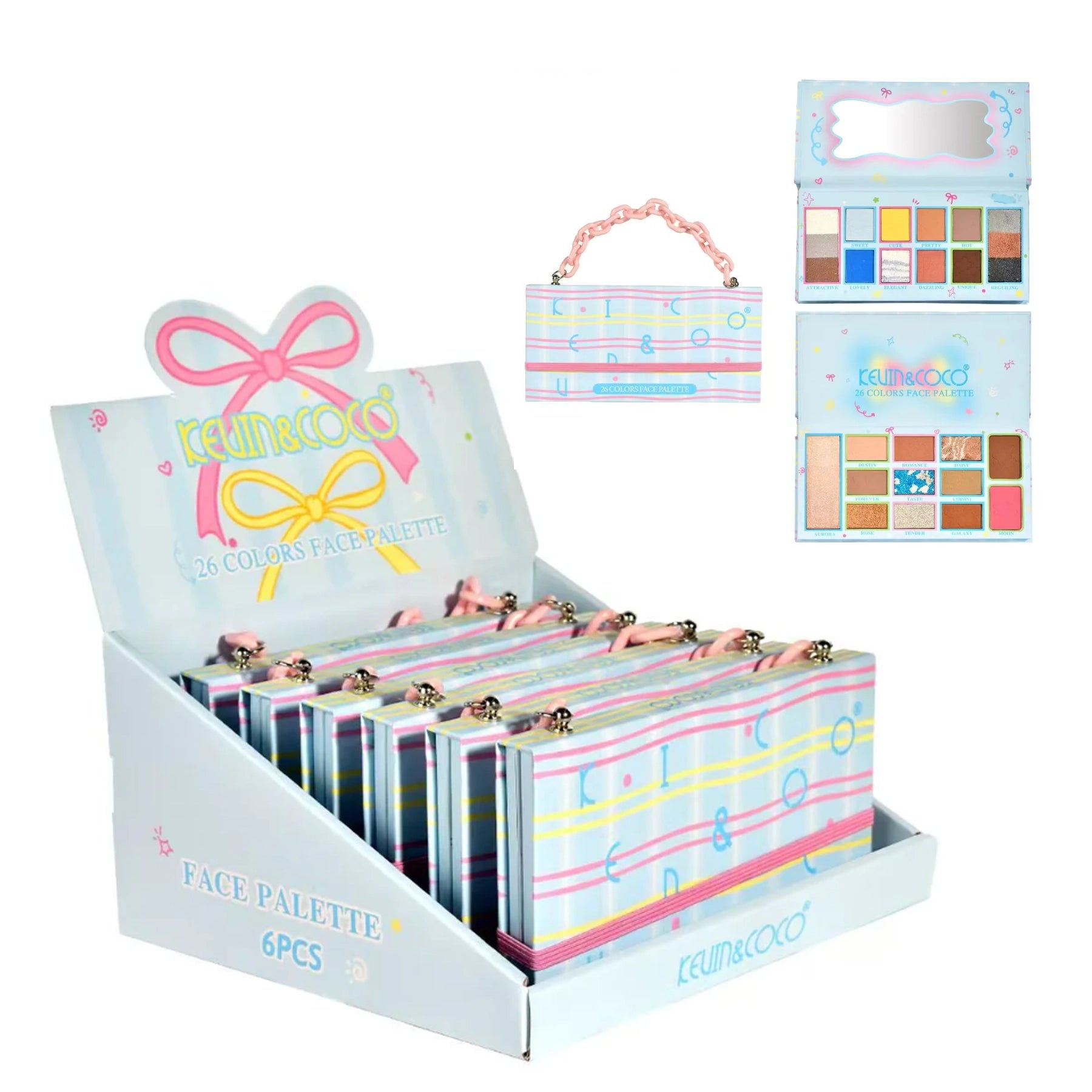 Kevin & Coco - 26 Colors Chain Face Palette Blue