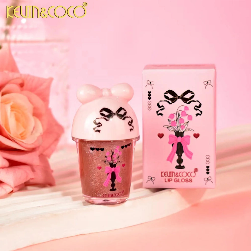 Kevin & Coco - Bow Flower Vase Lip Gloss