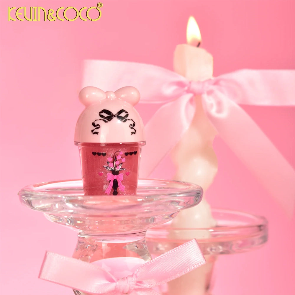 Kevin & Coco - Bow Flower Vase Lip Gloss