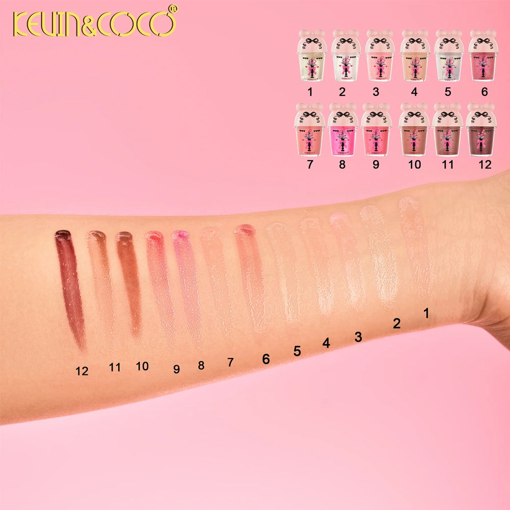 Kevin & Coco - Bow Flower Vase Lip Gloss