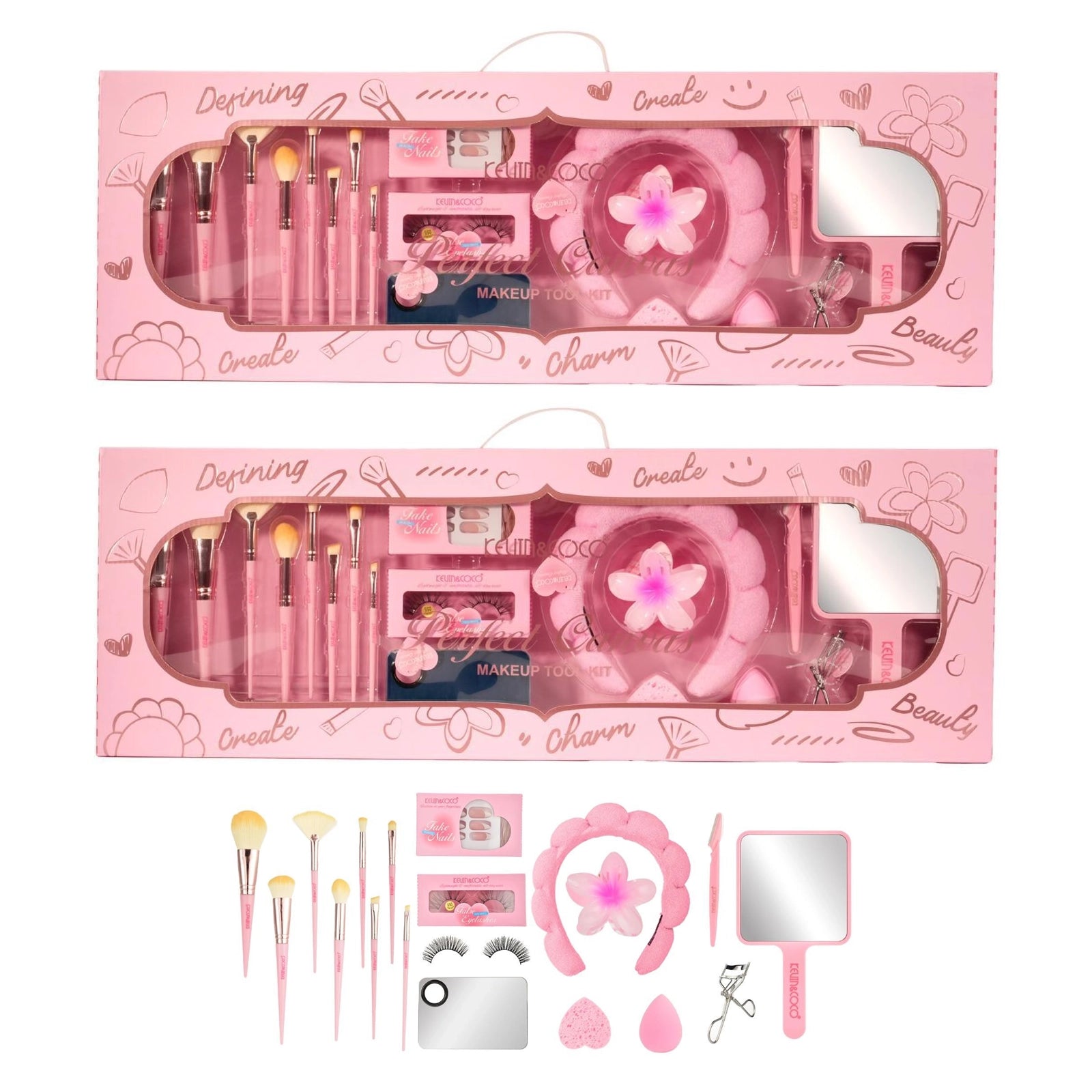 Kevin & Coco - Renewal Survey Beauty Tool Set - Pink