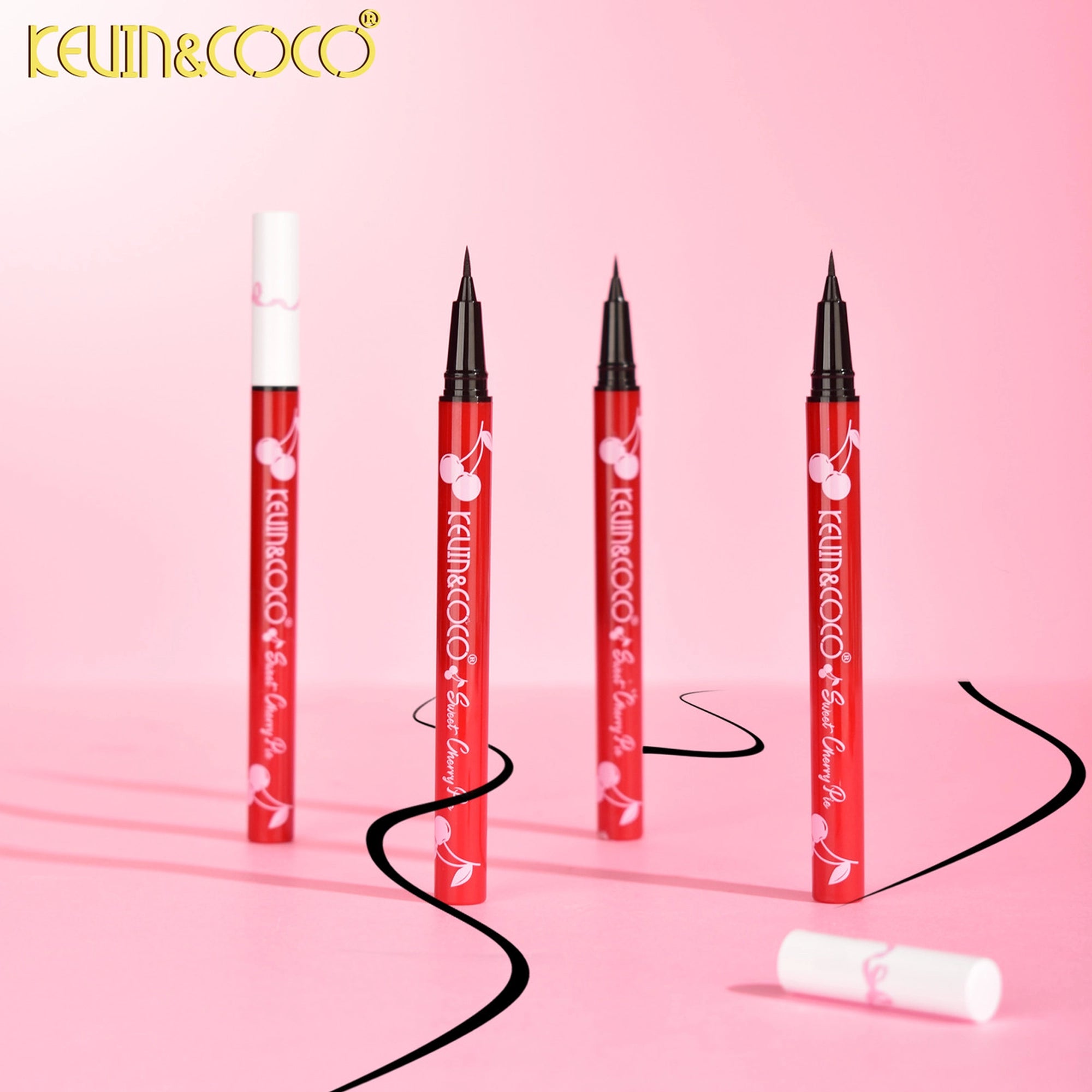 Kevin & Coco - Cherry Pie Eyeliner – Waterproof Liquid Ink Eyeliner