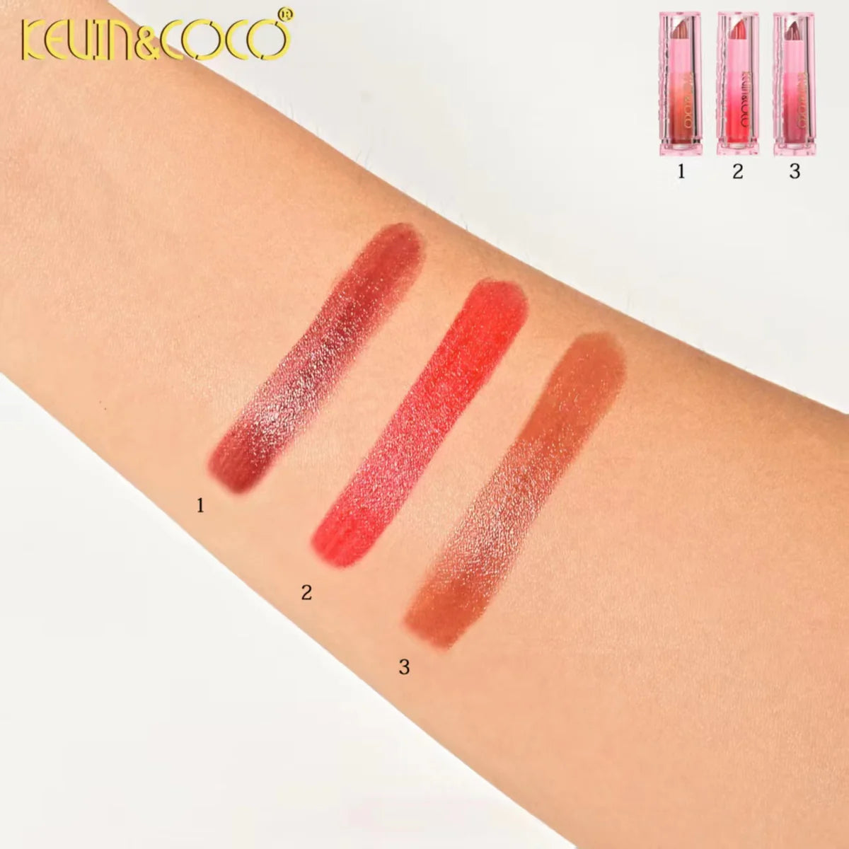 Kevin & Coco - Bow 3PC Lipstick Set
