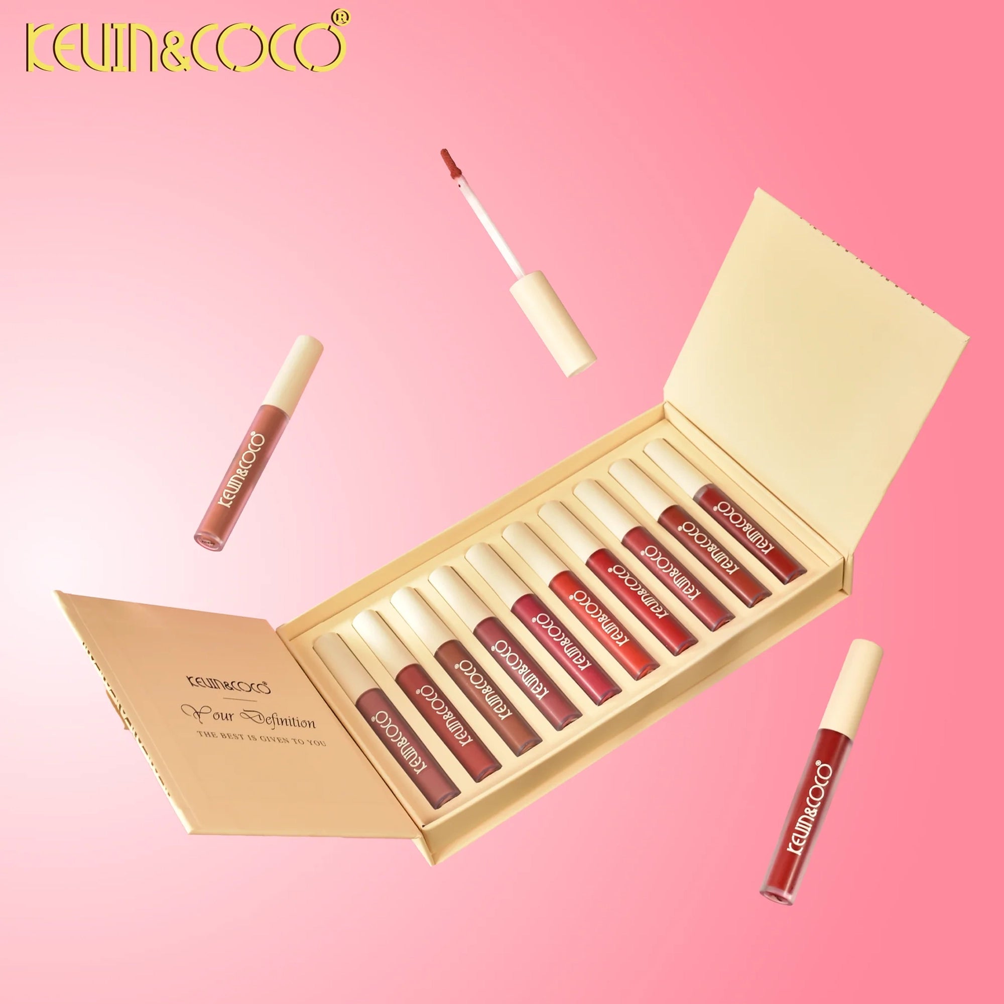 Kevin&Coco – Kiss Time 10-Piece Lip Gloss Set